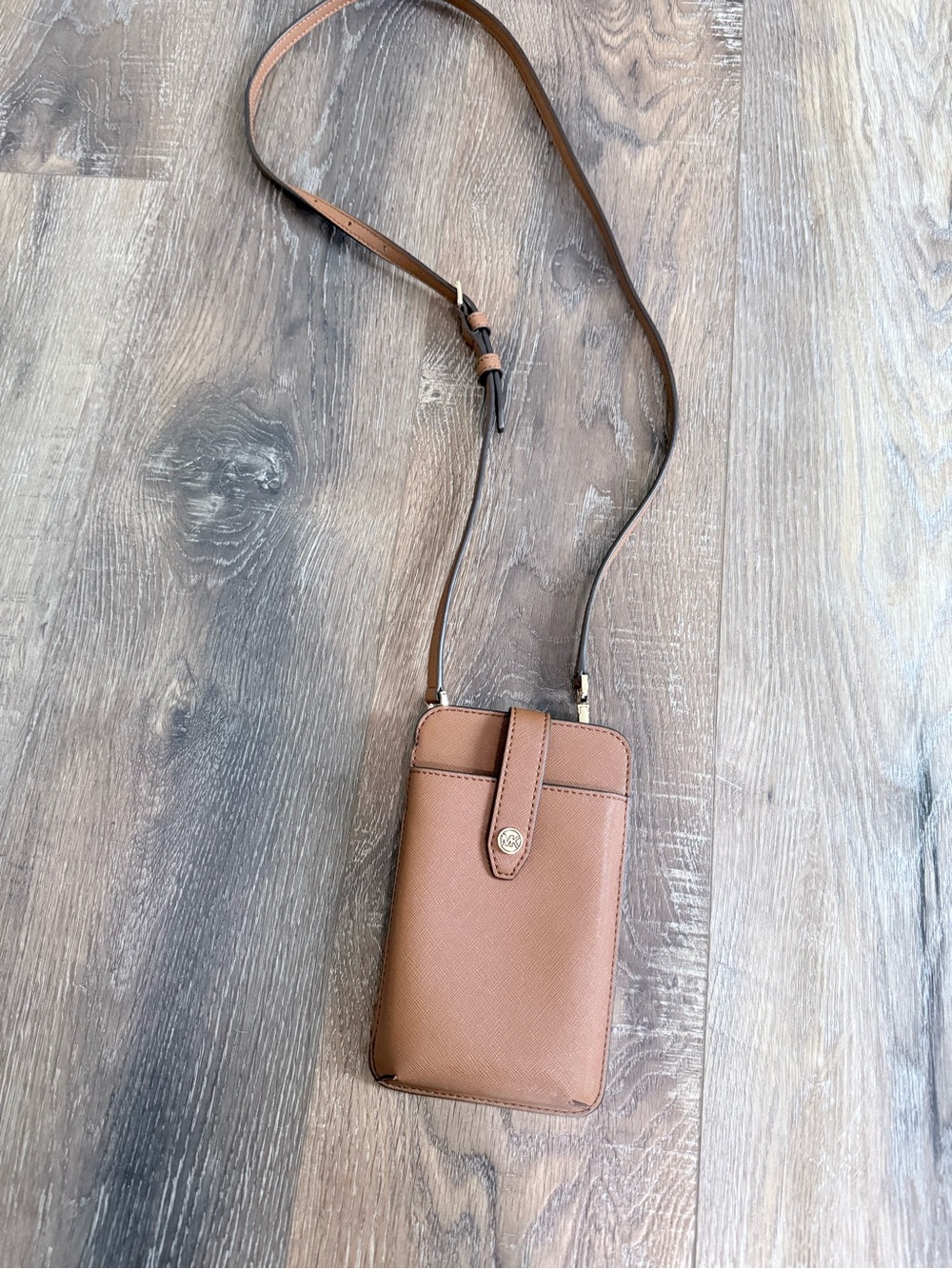 Brown Crossbody Phone Wallet